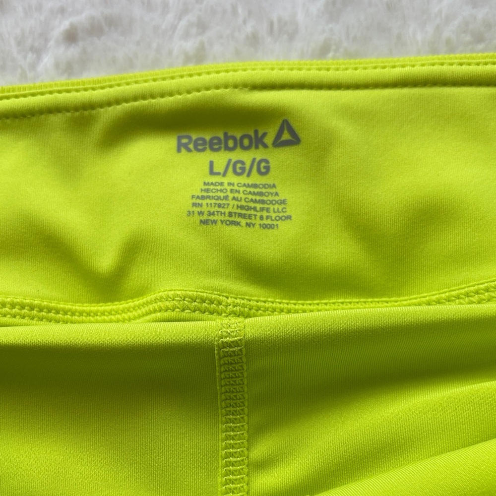 Reebok Neon Green Athletic Skort with shorts - Picture 4 of 8